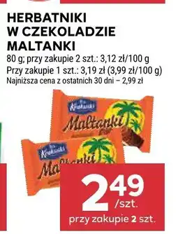 Stokrotka Herbatniki w czekoladzie Maltanki oferta