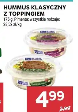 Stokrotka Hummus klasyczny z toppingiem Pimenta oferta
