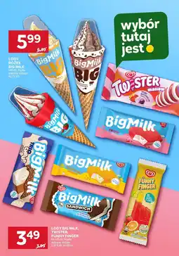 Stokrotka Lody Big Milk, Twister, Funny Finger oferta