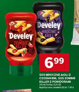 Stokrotka Sos mroczne aioli z czosnkiem, sos zombie killer z pomidorami Develey oferta