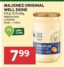 Stokrotka Majonez Well Done Original oferta