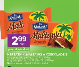 Stokrotka Herbatniki Maltanki w czekoladzie Krakuski oferta