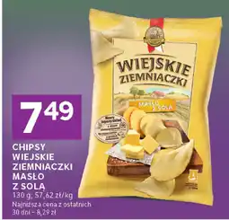 Stokrotka Chipsy Wiejskie Ziemniaczki masło z solą oferta