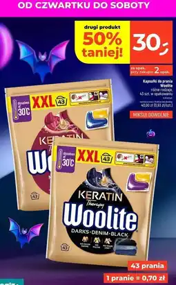 Dealz Kapsułki do brania black Woolite Keratin oferta