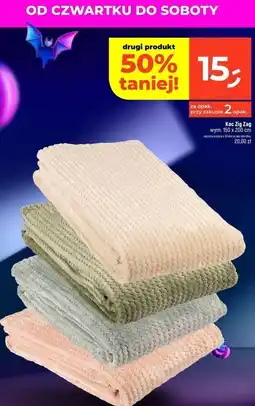 Dealz Koc 150 x 200 cm zig zag oferta