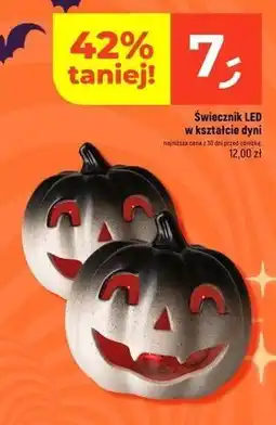 Dealz Świecznik led dynia oferta