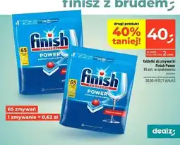 Dealz Tabletki do zmywarki lemon Finish Power All In 1 oferta