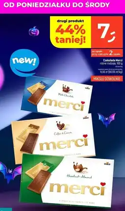 Dealz Czekolada hazelnut almond Storck Merci oferta