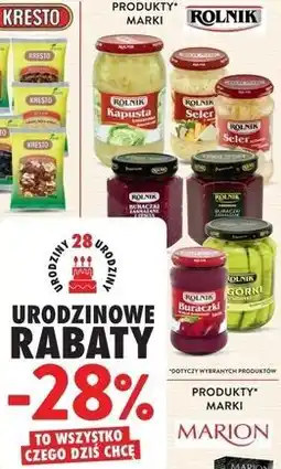 Intermarche Ogórki ćwiartki Rolnik Premium oferta