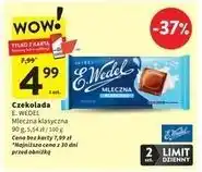 Intermarche Czekolada klasyczna mleczna E. Wedel oferta