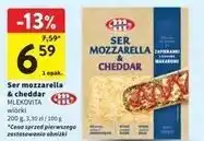 Intermarche Ser wiórki mozzarella & cheddar Mlekovita oferta