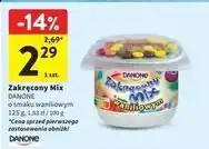 Intermarche Jogurt z drażami wanilia Danone Zakręcony Mix oferta
