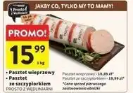 Intermarche Pasztet wieprzowy ze szczypiorkiem Intermarche Prosto Z Wędliniarni oferta