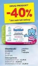 Intermarche Chusteczki emolientowe Bambino oferta