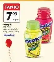 Intermarche Pastylki z witaminą c truskawkowe Mentos oferta