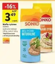 Intermarche Wafle ryżowe z dynią Sonko oferta