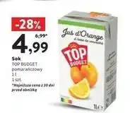 Intermarche Sok pomarańczowy Top Budget oferta