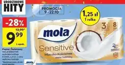 Intermarche Papier mleczko kokosowe Mola Sensitive oferta