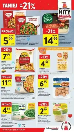 Intermarche Szpinak w sosie śmietanowym Frosta oferta