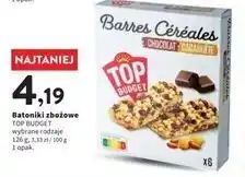 Intermarche Batoniki czekoladowe Top Budget oferta