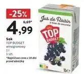 Intermarche Sok winogronowy Top Budget oferta