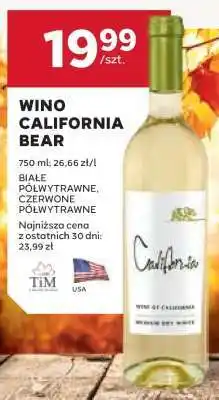Stokrotka Market Wino California Bear oferta