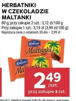 Stokrotka Market Herbatniki w czekoladzie Maltanki oferta