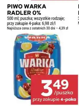 Stokrotka Market Piwo Warka Radler 0% oferta