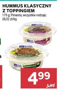 Stokrotka Market Hummus klasyczny z toppingiem oferta