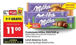 Biedronka Czekolada Milka 250 - 300 g oferta