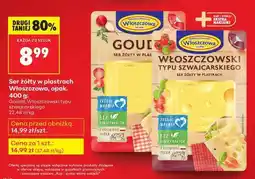 Biedronka Ser żółty w plastrach Włoszczowa, opak. 400 g oferta