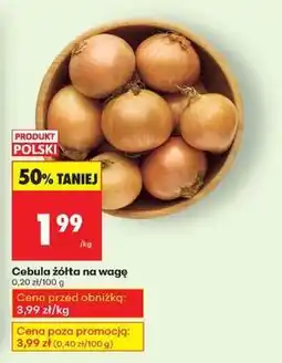 Biedronka Cebula żółta na wage oferta
