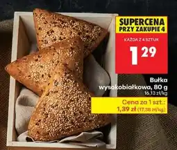 Biedronka Bułka wysokobiałkowa 80 g oferta