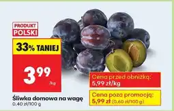 Biedronka Sliwka domowa na wage oferta