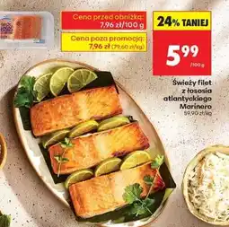 Biedronka Świeży filet z łososia atlantyckiego Marinero oferta