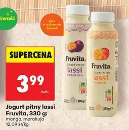 Biedronka Jogurt pitny lassi Fruvita, 330 g oferta