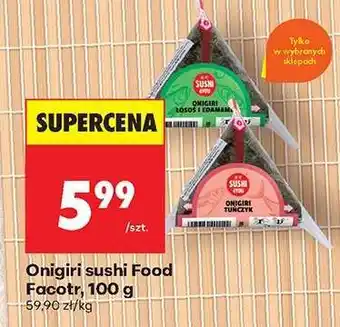Biedronka Onigiri sushi Food Facotr, 100 g oferta