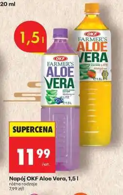 Biedronka Napój OKF Aloe Vera, 1,5 l oferta