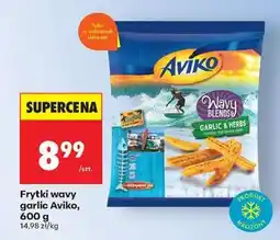 Biedronka Frytki wavy garlic Aviko, 600 g oferta