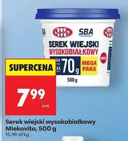 Biedronka Serek wiejski wysokobiałkowy Mlekovita, 500 g oferta