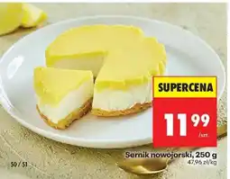 Biedronka Sernik nowojorski, 250 g oferta