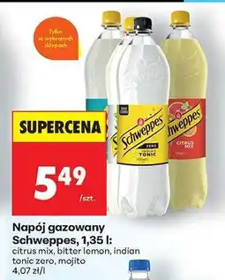 Biedronka Napój gazowany Schweppes, 1,35 l oferta