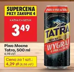 Biedronka Piwo Mocne Tatra, 500 ml oferta
