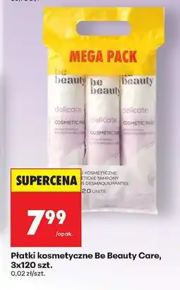 Biedronka Płatki kosmetyczne Be Beauty Care, 3x120 szt oferta