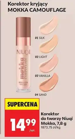 Biedronka Korektor do twarzy Niuqi Mokka, 7,8 g oferta