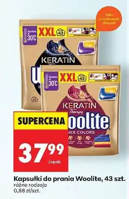Biedronka Kapsułki do prania Woolite, 43 szt oferta