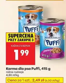 Biedronka Karma dla psa Puffi, 415 g oferta