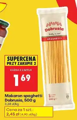 Biedronka Makaron spaghetti Dobrusia, 500 g oferta