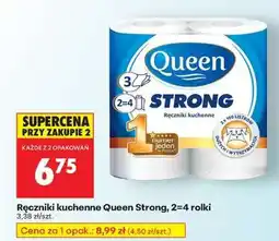 Biedronka Ręczniki kuchenne Queen Strong , 2-4 rolki oferta