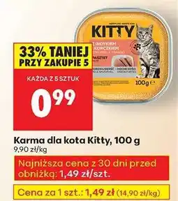 Biedronka Karma dla kota Kitty, 100 g oferta